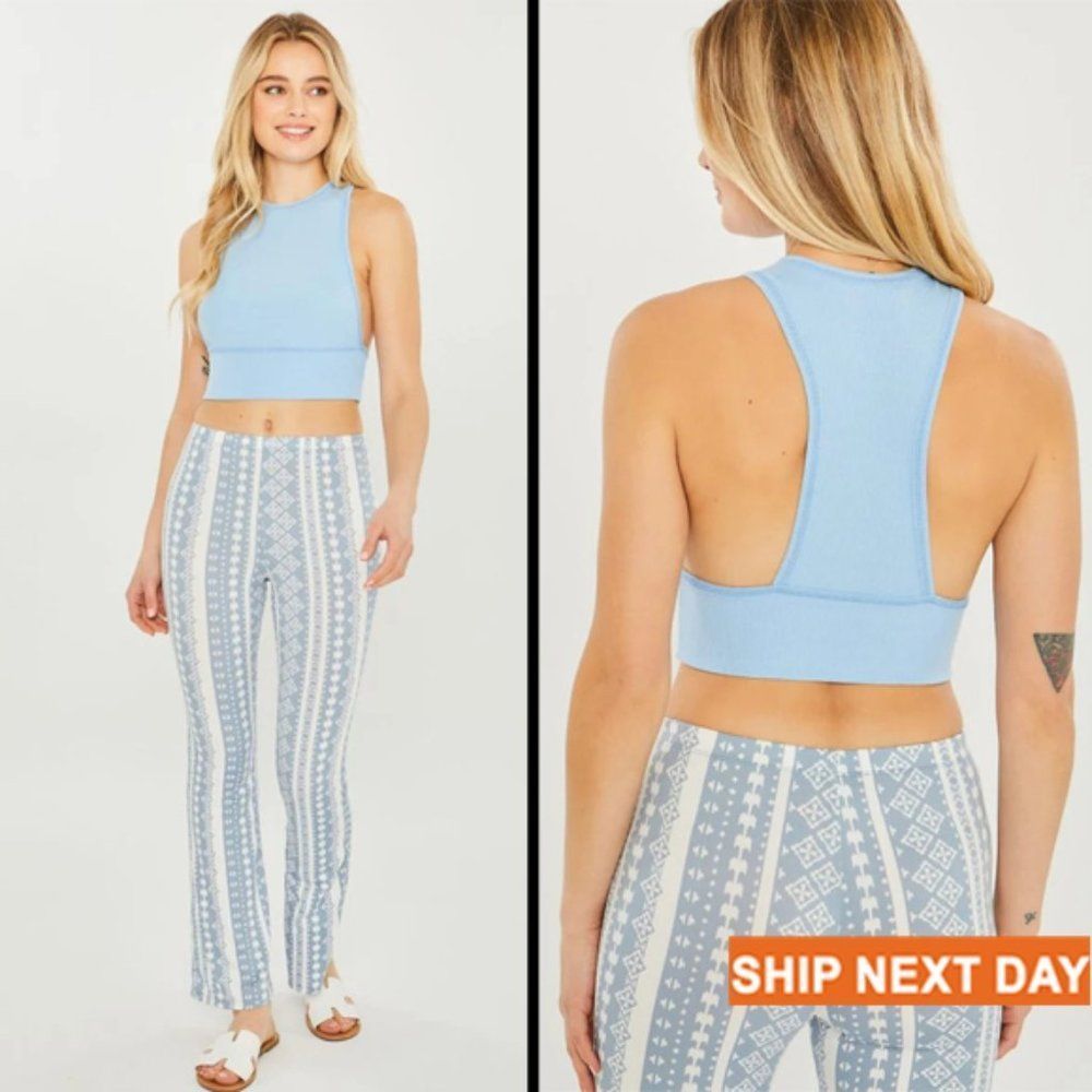 COPY - Knit Cropped Tank Top - Cropped - Crop Top - Wardrobe Essentials - Casua…